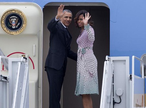 Tổng thống Obama công khai tài sản - 1 Tổng thống Obama và phu nhân Michelle.