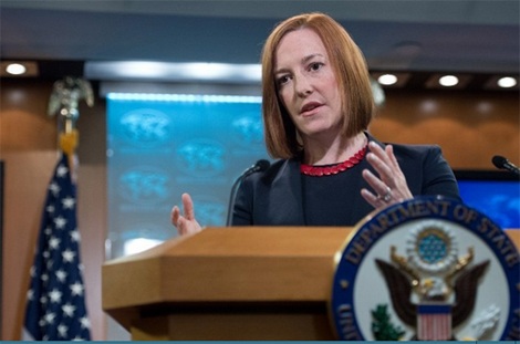 Phát ngôn viên Bộ ngoại giao Mỹ Jen Psaki.