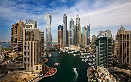 Thót tim màn chụp ảnh "tự sướng" ở lưng chừng trời - 9 Một góc Dubai với hàng loạt tòa nhà cao tầng.