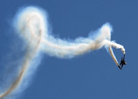 Màn trình diễn của chiến đấu cơ F-16 của Thổ Nhĩ Kỳ.