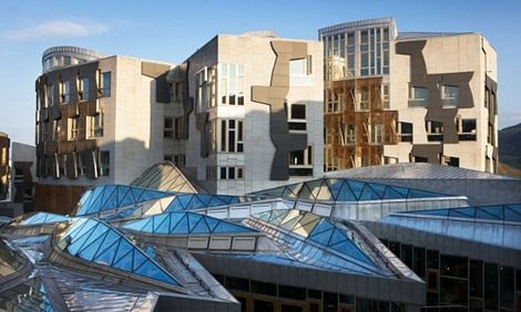 Những tòa nhà chính phủ đẹp nhất thế giới - 5 Tòa nhà quốc hội Scotland tại Holyrood, Edinburgh.