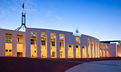 Những tòa nhà chính phủ đẹp nhất thế giới - 9 Tòa nhà quốc hội Úc tại Canberra.
