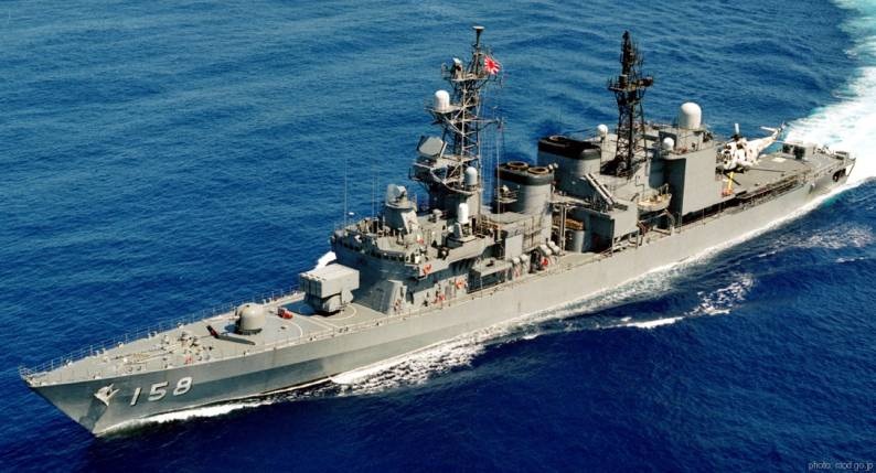 Tàu Trung Quốc ngắm bắn tàu chiến, máy bay Nhật - 1 Một tàu chiến của Nhật Bản. (Ảnh minh họa)