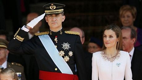 Vua Felipe và Hoàng hậu Letizia
