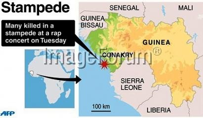 Vụ giẫm đạp xảy ra ở ngoại ô thủ đô Conakry.