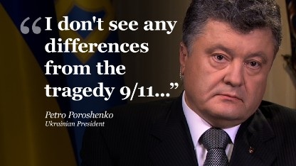 Tổng thống Ukraine: Vụ MH17 giống sự kiện 11/9 - 1 Tổng thống Ukraine Petro Poroshenko.