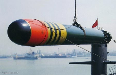 Ngư lôi Trung Quốc "nhái" của Nga - 1 Ngư lôi Yu-6 của hải quân Trung Quốc.
