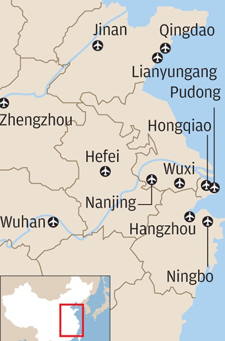 Hàng không Trung Quốc náo loạn vì quân đội tập trận quy mô lớn - 2 12 sân bay dân sự ở miền đông Trung Quốc bị ảnh hưởng.
