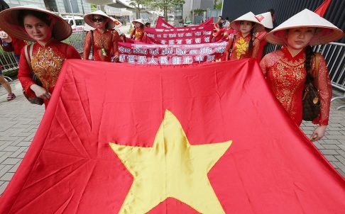 Người Việt tại Hồng Kông lần thứ 4 biểu tình phản đối Trung Quốc