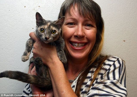 Cô Kjeldergaard tự tin rằng con mèo của mình sẽ giành kỷ lục.