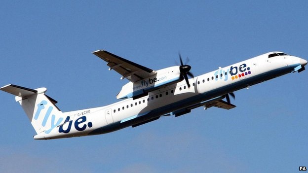 Một máy bay của hãng hàng không Flybe.