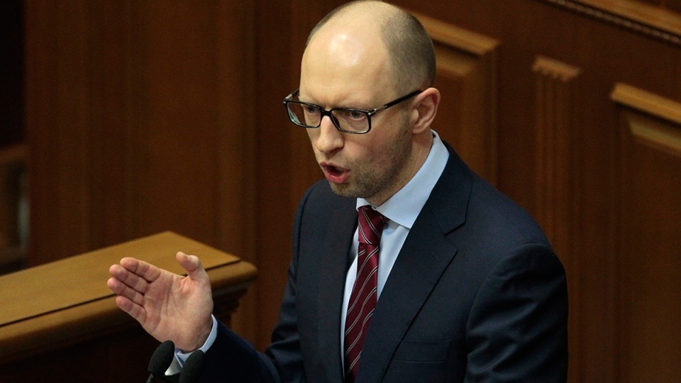 Thủ tướng Ukraine Arseniy Yatsenyuk.