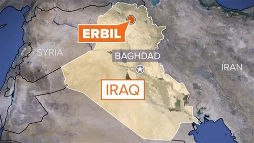 Những câu hỏi liên quan đến việc Mỹ không kích Iraq - 2 Hình ảnh cho thấy vị trí đặc biệt của Erbil.
