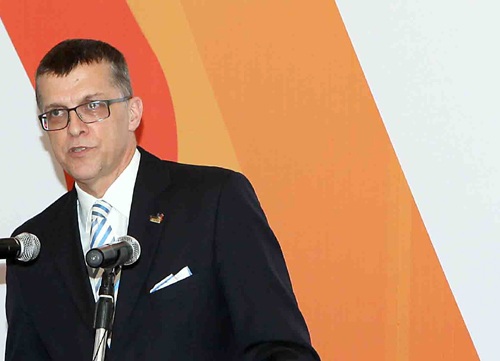 Đại sứ Australia tại Việt Nam Hugh Borrowman. Ảnh: Quý Trung - TTXVN