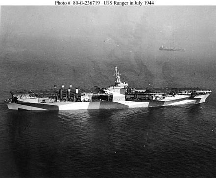 Số phận bi thảm của các tàu sân bay-biểu tượng sức mạnh Mỹ - Kỳ 1 - 7 USS Ranger (CV-4) năm 1944.