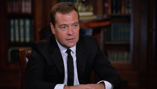Thủ tướng Nga Dmitry Medvedev.