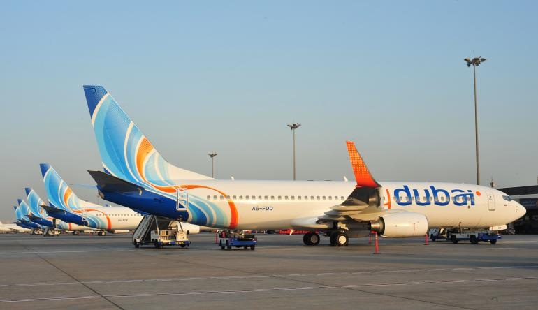 Các máy bay của hãng Fly Dubai.