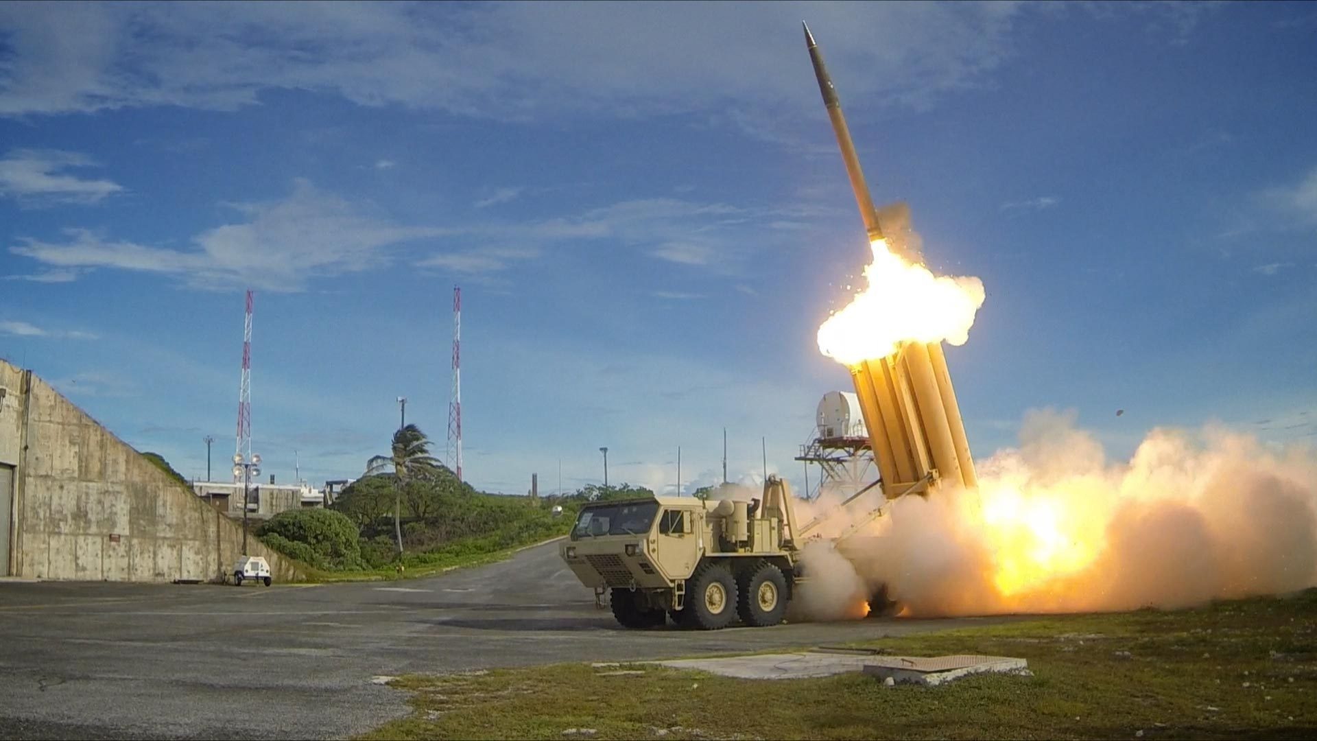 Hệ thống đánh chặn THAAD của Mỹ.
