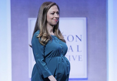 Chelsea Clinton sinh con đầu lòng - 1 Chelsea Clinton, người con duy nhất của vợ chồng ông Bill Clinton.