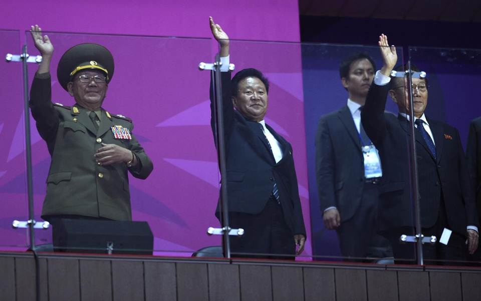 3 quan chức cấp cao Triều Tiên dự lễ bế mạc ASIAD 17 tại Hàn Quốc.