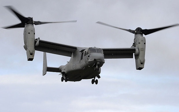 Mỹ hứng chịu tổn thất về người đầu tiên trong chiến dịch không kích IS - 1 Một máy bay Osprey.