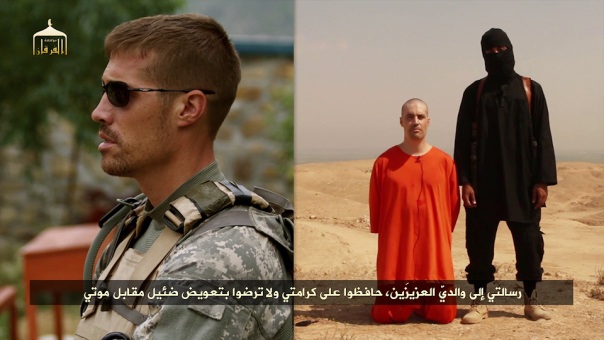 Vì sao IS chọn cách chặt đầu con tin? - 1 Vụ hành hình nhà báo người Mỹ James Foley gây bàng hoàng cho cả thế giới. Ảnh: Leaksource.info