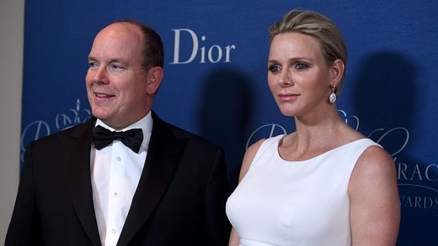 Công nương Monaco mang song thai - 1 Ông hoàng Monaco và nương Charlene.