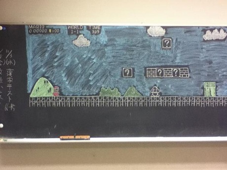 Tác phẩm của một fan hâm mộ trò Super Mario