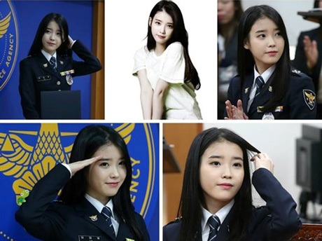 Nữ cảnh sát xinh nhất Hàn Quốc - 1 IU - nữ cảnh sát xinh nhất Hàn Quốc.