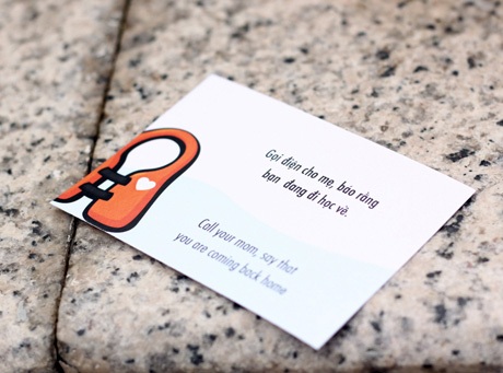 Giới trẻ Hà Nội đội mưa lan tỏa “tử tế” - 3 Một tấm “thẻ tử tế” được lan truyền.