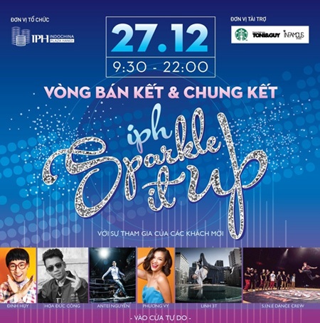 Phương Vy idol tái ngộ khán giả thủ đô tại đêm tiệc vũ điệu và ánh sáng - 2 IPH Sparkle It Up sẽ diễn ra từ 9h – 22h ngày 27/12/2014 tại TTTM Indochina Plaza Hanoi.