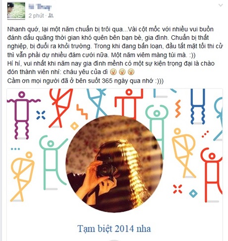 Dân cư mạng rào rào chia sẻ cảm xúc ngày cuối năm - 1 Dân cư mạng rào rào chia sẻ cảm xúc ngày cuối năm