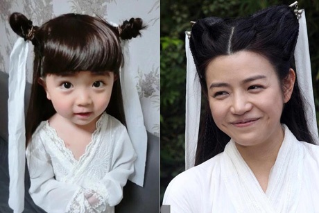 Em bé hoá trang giống “Tiểu Long Nữ” gây sốt - 1 Tiểu Long Nữ 2014 phiên bản nhí.