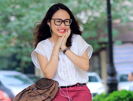 Những hot girl có nhan sắc tỷ lệ nghịch chiều cao - 23 Thiện Thanh (sinh năm 1996), hiện đang theo học trường Học viện Âm nhạc Quốc gia