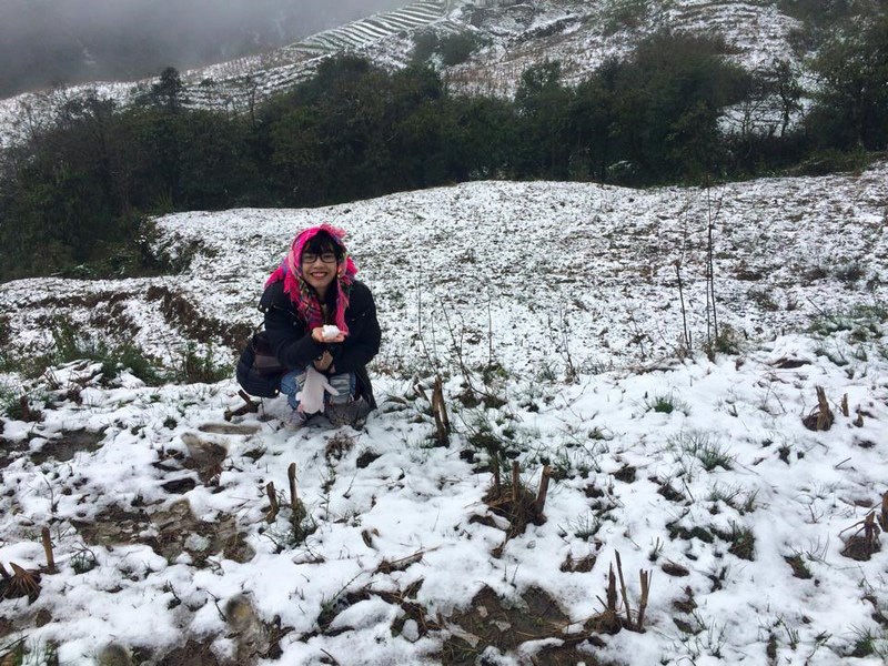 Khung cảnh mờ ảo tại Sa Pa sáng sớm.