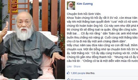 GS Văn Như Cương kể “Chuyện tình hồi sinh viên” - 1 Nội dung