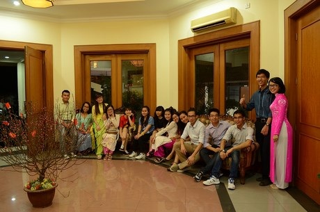 Tết của những người con đất Việt tại Indonesia - 3 Không khí đầm ấm, vui tươi của buổi họp mặt.