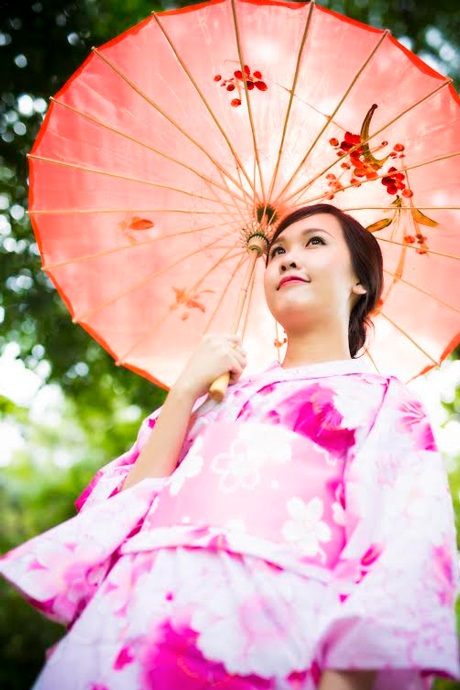 Hoa khôi Ngoại thương khoe dáng yêu kiều trong trang phục Nhật Bản - 5 Hoài Thư