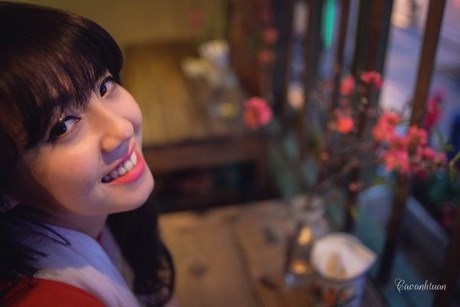 Bộ ảnh thiếu nữ Hà thành rạng rỡ du xuân phố cổ - 15 Thu Lệ