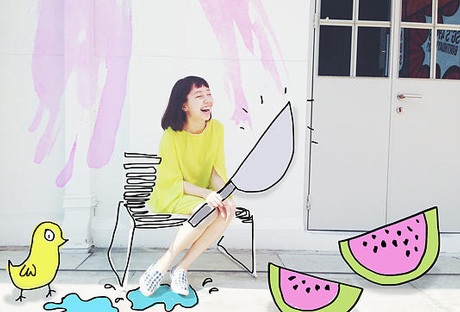 Cô gái trẻ “chụp” lại hành trình “xê dịch” bằng tranh thêu - 1 Nhà thiết kế thời trang Teresa Lim