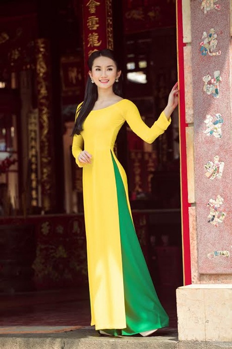 “Mỹ nữ” dancesport 9X duyên dáng trong tà áo dài đón Xuân - 5 Hoài Thư