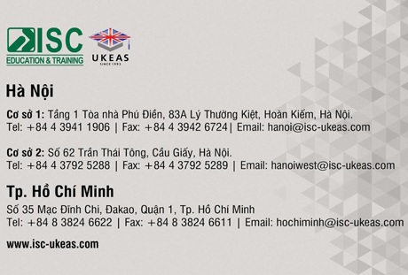 Miễn phí khóa luyện kĩ năng viết IELTS với giáo viên bản ngữ - 3 Trần Mướp