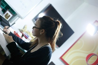 Công đoạn lên ý tưởng giữa khách và Ngọc đó là việc khó khăn nhất. Tìm hiểu về ý tưởng,