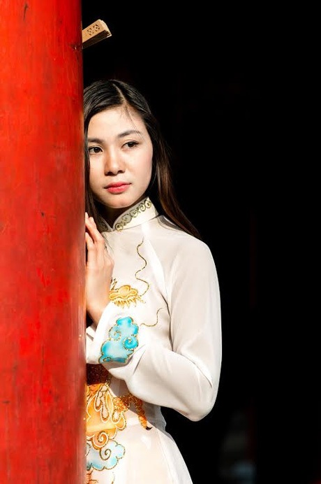Hoa khôi Sông Lam Nghệ An dịu dàng trong tà áo dài - 3 Hoài Thư