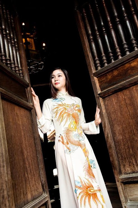 Hoa khôi Sông Lam Nghệ An dịu dàng trong tà áo dài - 9 Hoài Thư