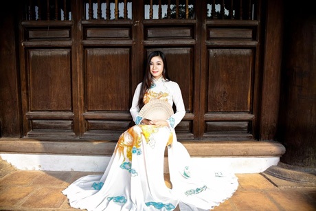 Hoa khôi Sông Lam Nghệ An dịu dàng trong tà áo dài - 11 Hoài Thư