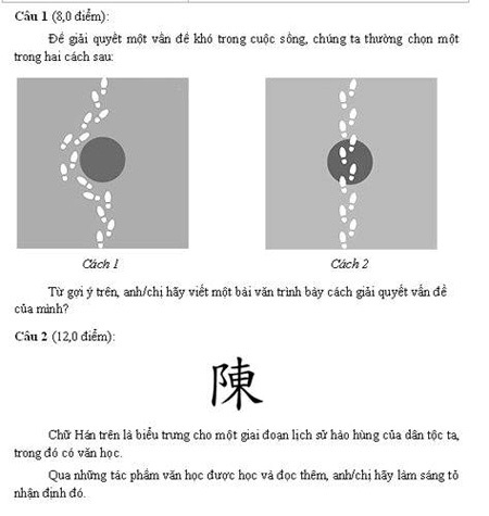Đề thi học sinh giỏi “lạ” ở Vũng Tàu có đánh đố học sinh? - 1 Đề thi chọn học sinh giỏi Olympic dành cho học sinh lớp 10.