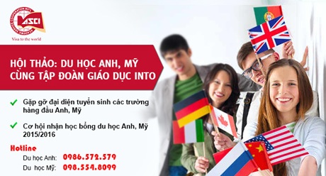 Hội thảo học bổng đến 100% tại trường Top đầu của Anh, Mỹ - 1 Hội thảo học bổng đến 100% tại trường Top đầu của Anh, Mỹ