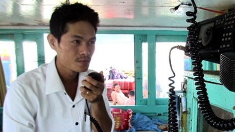 Những người trẻ can trường bám biển - 3 Thuyền trưởng Lê Văn Sang. Ảnh: Nam Cường.