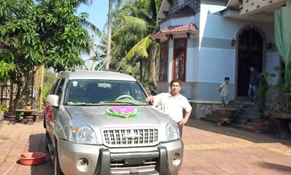 Với khối tài sản hiện có, anh Trần Kim Trung khiến không ít bạn trẻ nể phục. Ảnh: Hoài Văn.